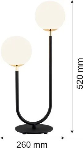 Argon FERRONE 7072 Asztali lámpa 2x7W/E14 IP20