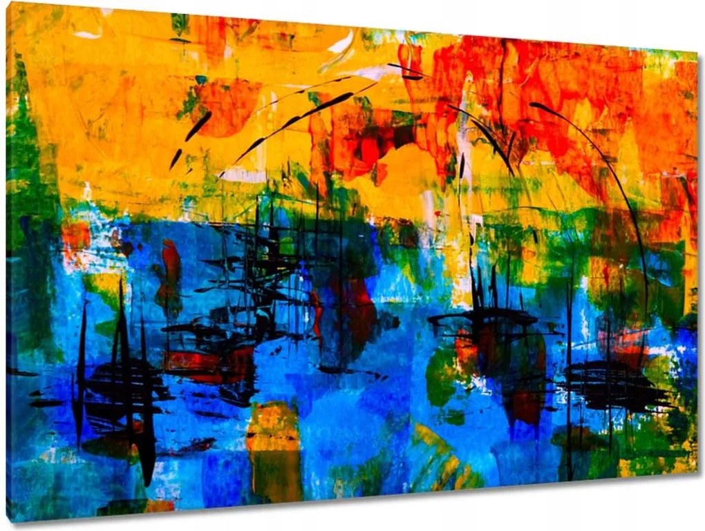 Festmények 120x80 Absztrakt Nyilas