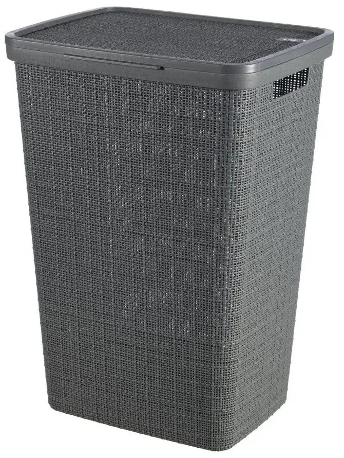 Jute sötétszürke szennyeskosár, 58 l - Curver