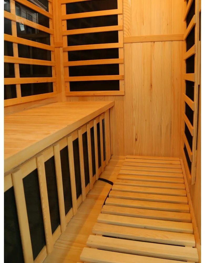 Sauna DeLuxe 2200 Carbon, barna