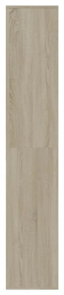 sonoma tölgy színű szerelt fa cipősszekrény 54 x 34 x 183 cm