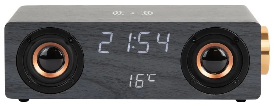 Digitális rádiós ébresztőóra vezeték nélküli töltővel Classic BT – Karlsson