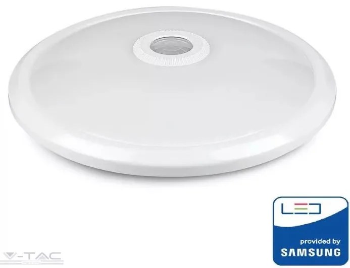 V-Tac 29 Cm 12W MOZGÁSÉRZÉKELŐS MENNYEZETI LÁMPA SAMSUNG CHIP 4000K - PRO21808