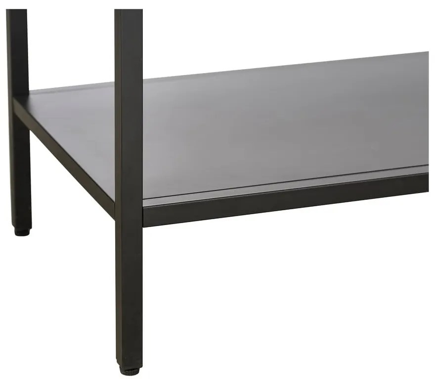 Fekete fém tálalószekrény 90x160 cm Carmel – Unique Furniture