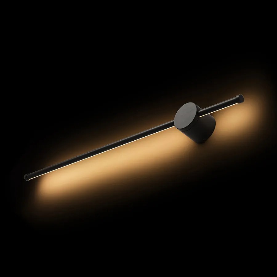 RENDL BEEM 80 fali lámpa feketésszürke opálakril 230V LED 14W 120° IP54 3000K