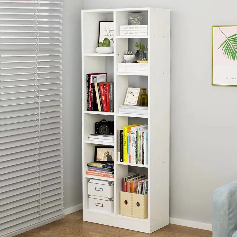 Könyvespolc 53x17x150cm fehér VP02