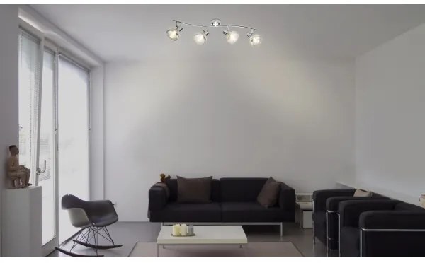 GLOBO 54921-4 - Spotlámpa LOTHAR 4xE14/40W/230V