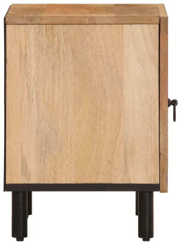 tömör mangófa éjjeliszekrény 40 x 33 x 46 cm