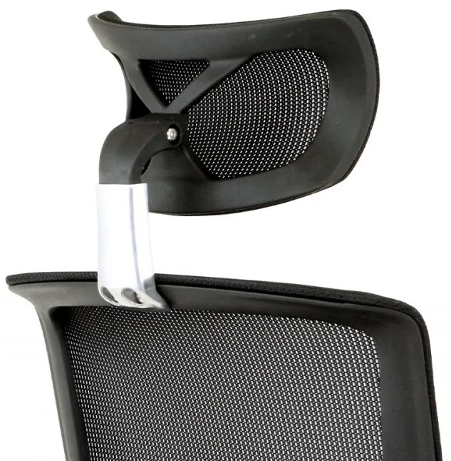 Scaun de birou ergonomic pivotant cu spătar, negru Ka-B1013