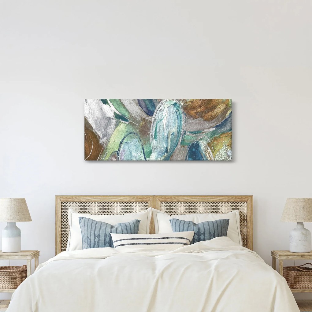 Kép - Absztrakt figurás festészet (120x50 cm)