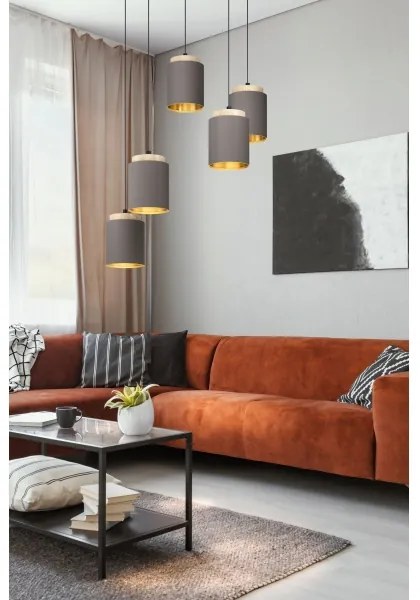 Eglo 99447 - Csillár zsinóron ALBARIZA 5xE27/40W/230V pók