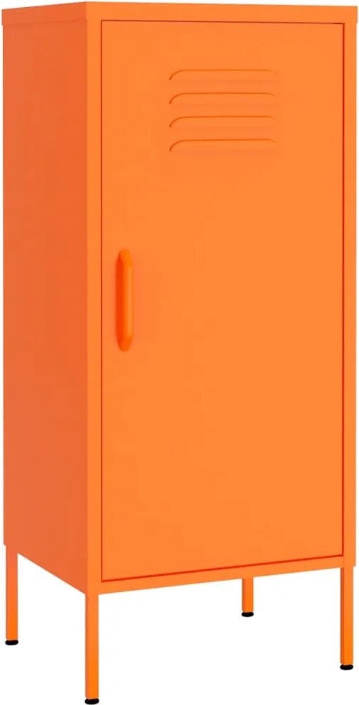 vidaXL narancssárga acél tárolószekrény 42,5 x 35 x 101,5 cm