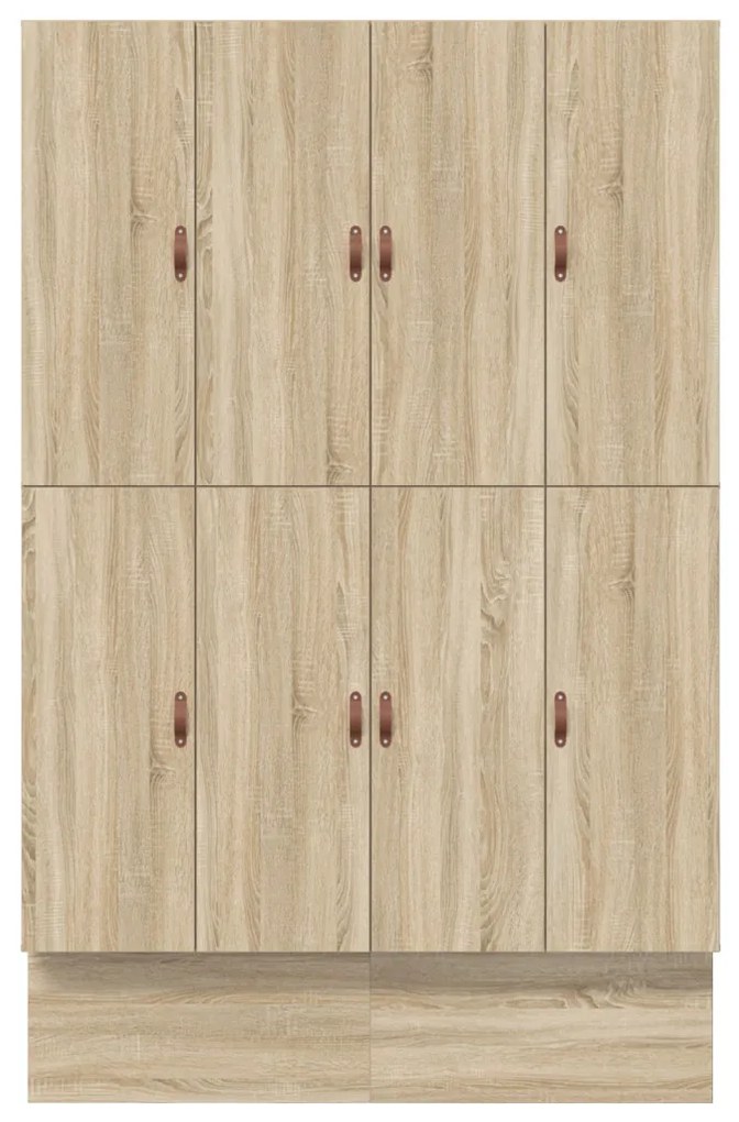 Ágykeret tárolóval Sonoma tölgy 236.5 x 140 x 31.5 cm Faanyag