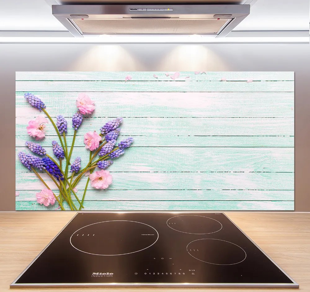 Konyhai falburkoló panel Lavender fa pksh-159336288
