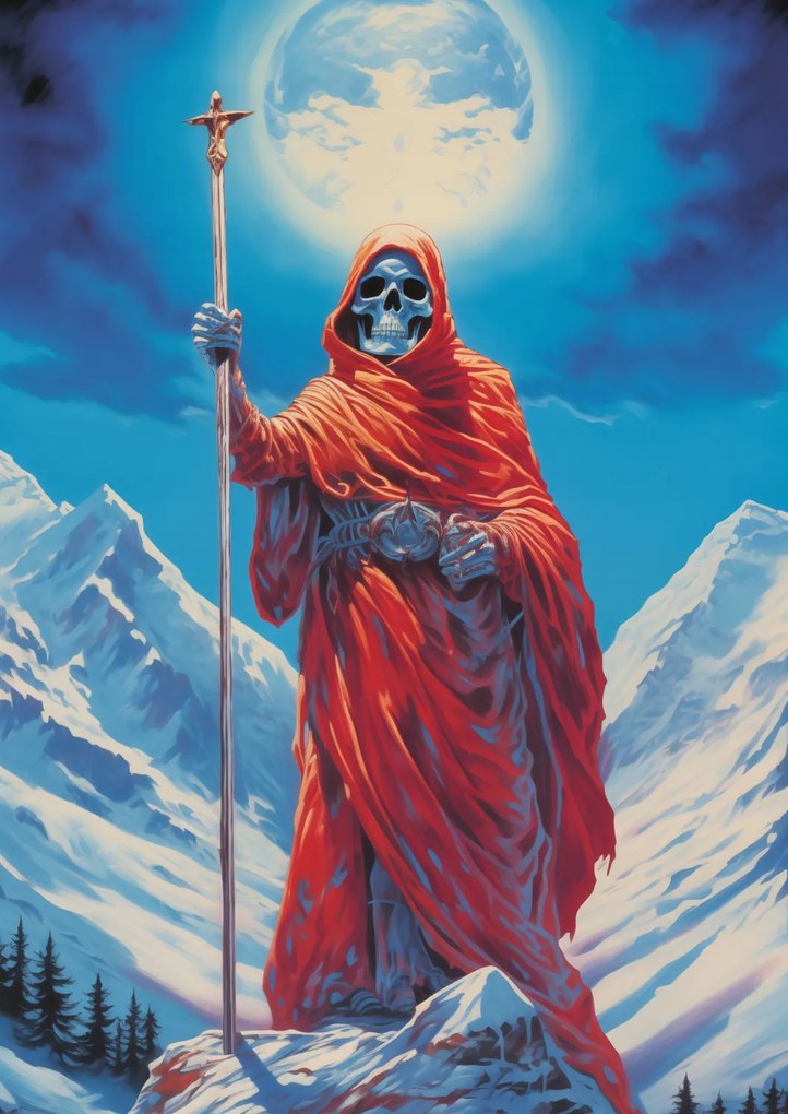 Poszter 29,7x42cm A hegyi hold őrzője