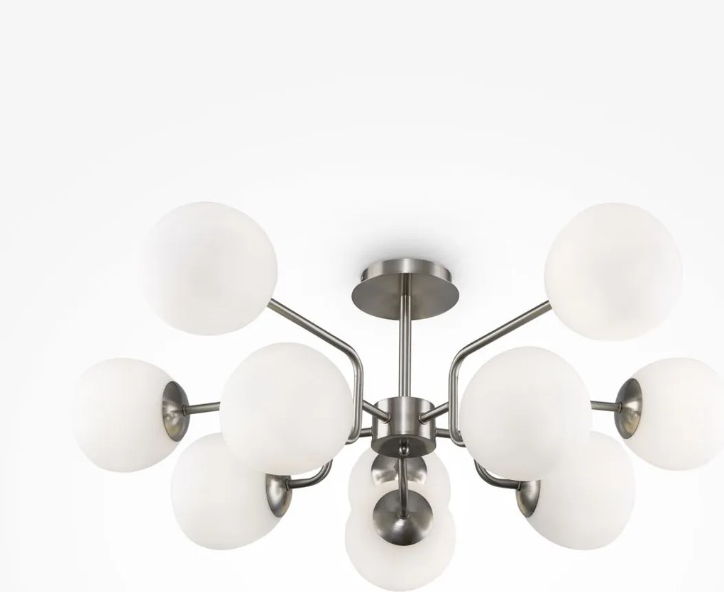 Maytoni modern mennyezeti lámpa erich fehér nikkel mymod221pl-10n