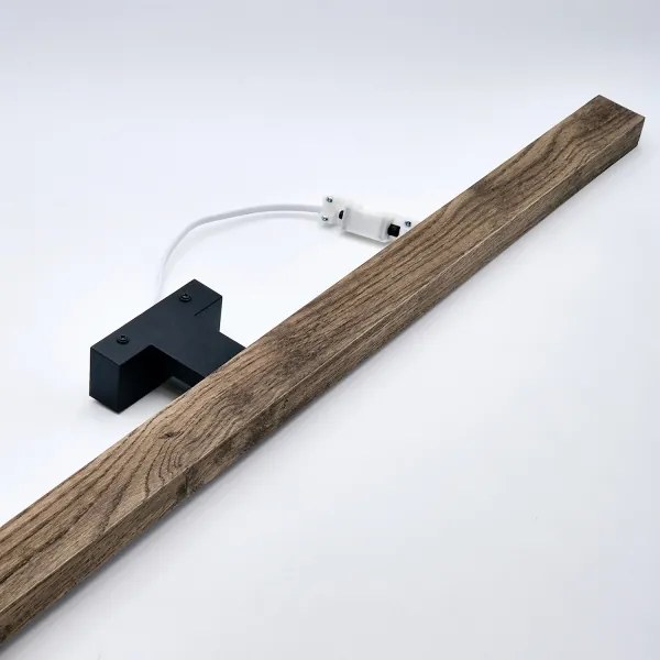 Brilagi-LED Fürdőszobai tükörmegvilágítás WOODY MIRROR LED/15W/230V IP44 tölgy/fekete