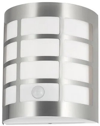 RÁBALUX 8800 SEVILLA Modern Kültéri Fali Lámpa Szatin Króm E27 IP44