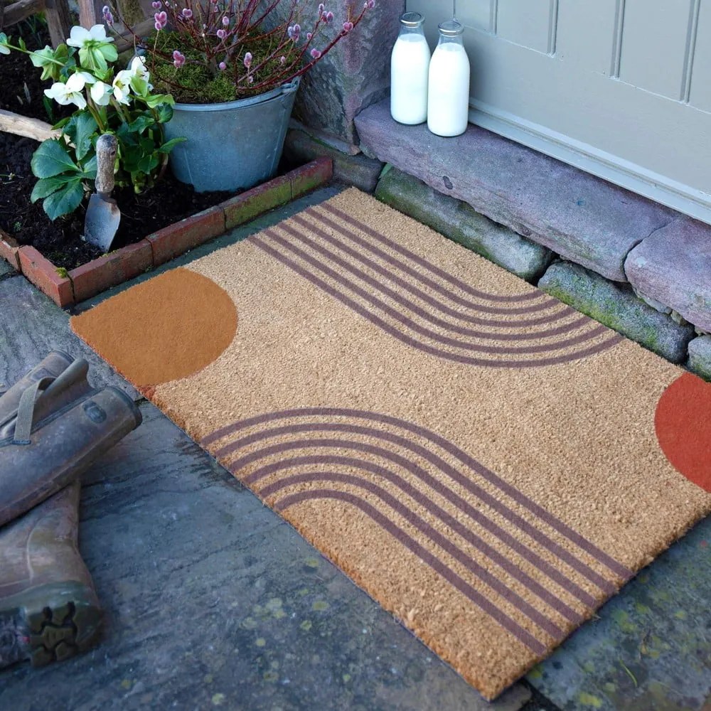 Kókuszrost lábtörlő 60x90 cm Colour Abstract – Artsy Doormats