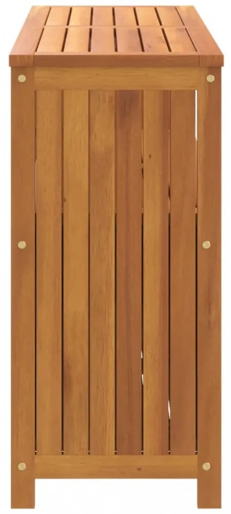 tömör akácfa kerti tálalóasztal 110 x 35 x 75 cm