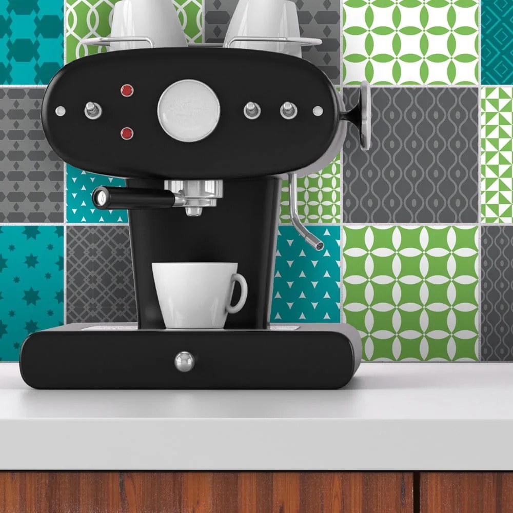 Sofia 15 részes dekorációs falmatrica szett, 15 x 15 cm - Ambiance