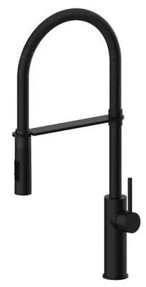 Paffoni - LIGHT mosogató csaptelep kihúzható zuhanyfejjel, 52,5 cm, fényes króm