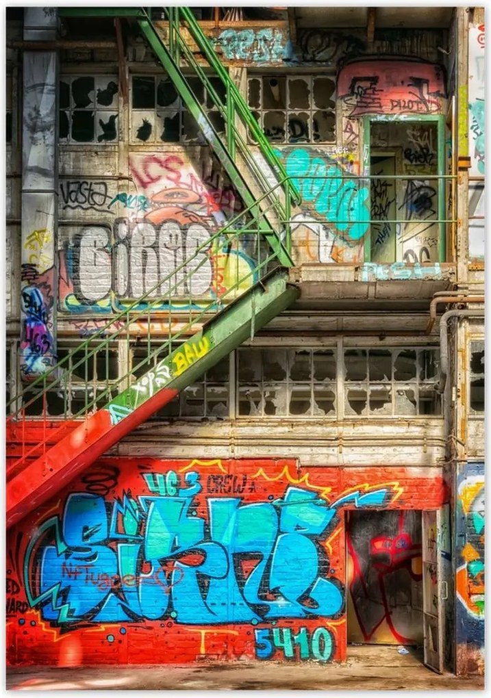 Poszterek 70x100 Graffiti Utcaművészet