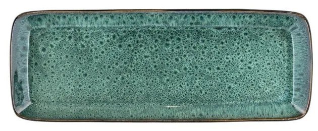 Kerámia szervírozó tálca 14x38 cm Gastro Green/Black – Bitz
