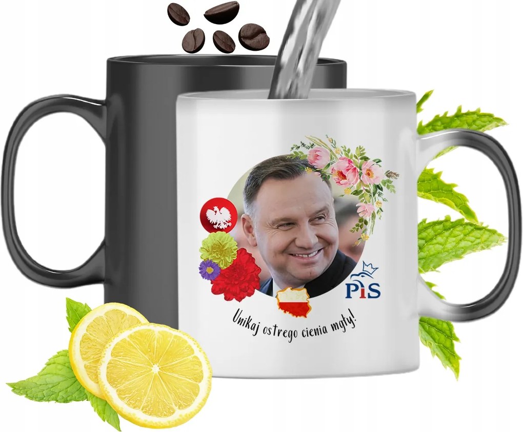 Duda András Színváltó Mágikus Bögre fényképes nyomtatással