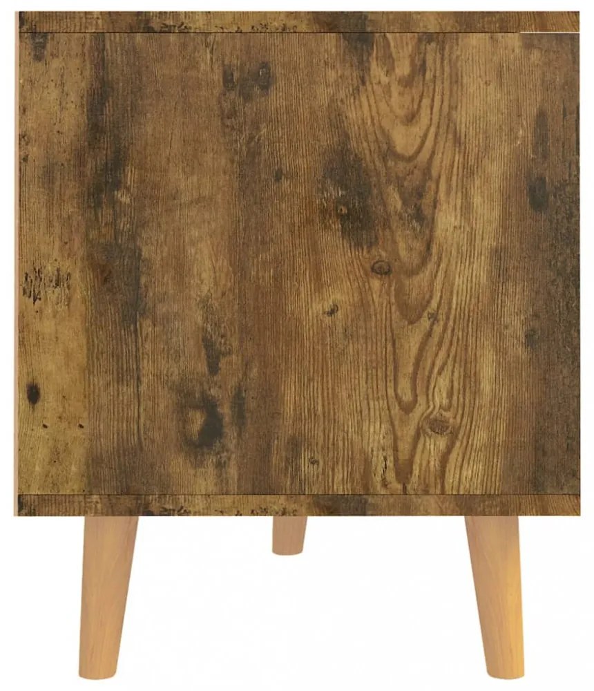 füstös tölgy színű szerelt fa TV-szekrény 90 x 40 x 48,5 cm