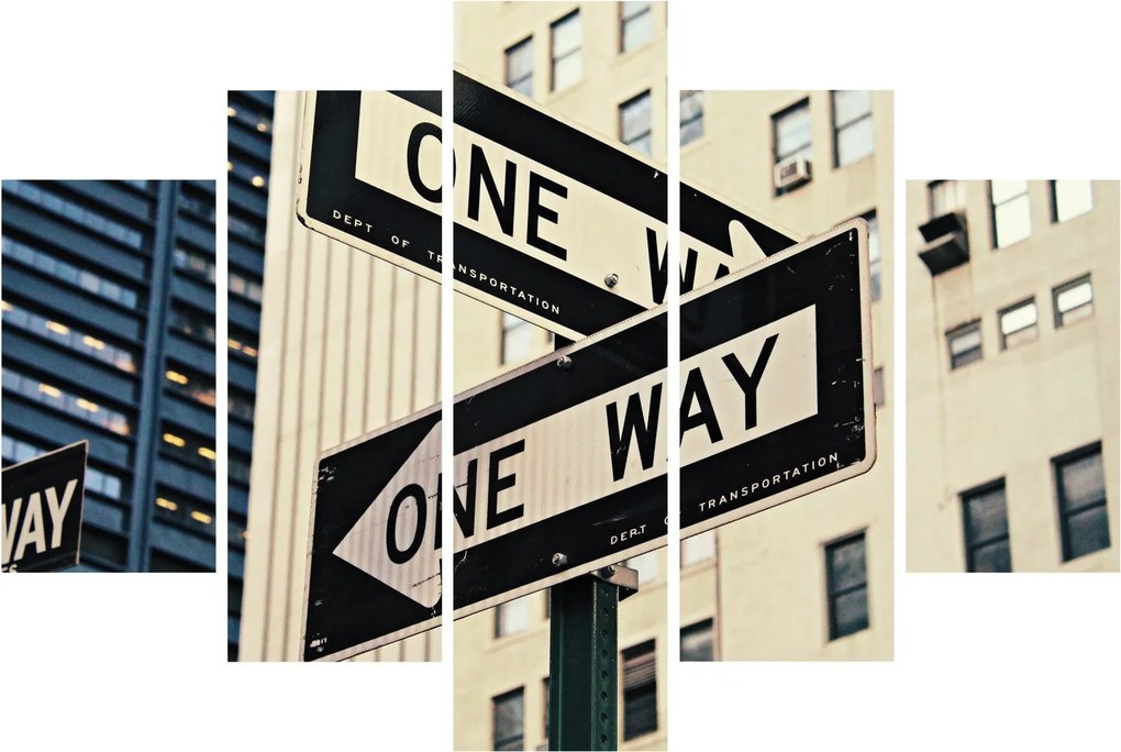 Kép - New York ONE WAY (150x105 cm)