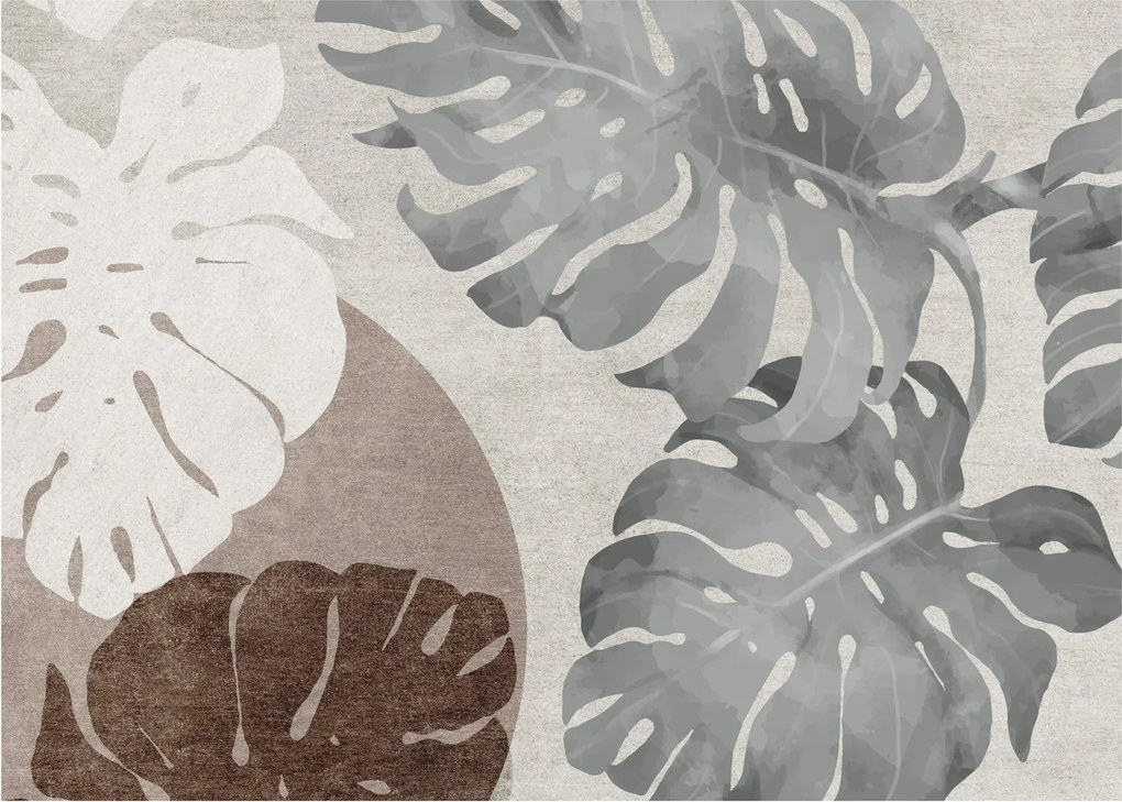 Kép - Design levelekkel (70x50 cm)