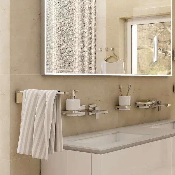 NIMCO MA 29097-26 - Fali törölközőtartó MAYA 37 cm fényezett króm