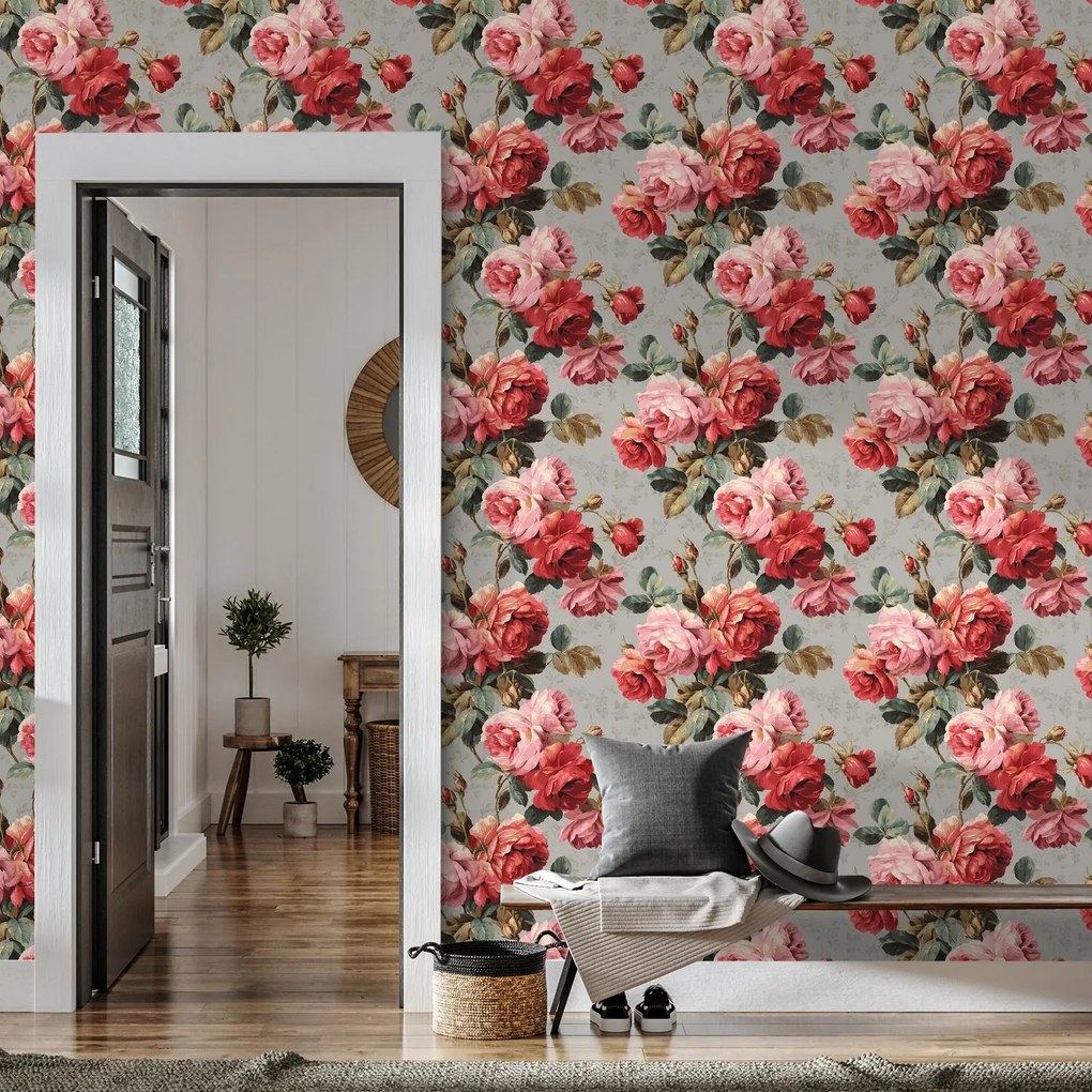 Fotótapéta - Minta rózsákkal (147x102 cm)