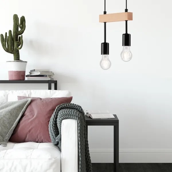 ORAZIO függeszték 2xE27/60W/230V, kábellel