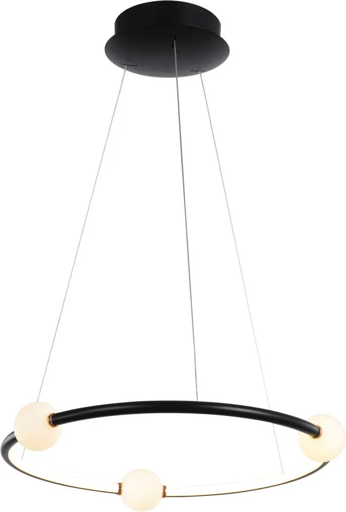 ITALUX PND-20112035-1ABL LOZANNA Modern Led Függesztett Lámpa Fehér, Fekete, Rózsaszín LED IP20