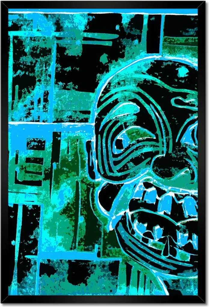 Poszterek keretben 40x60 Koponya Halál Csontváz