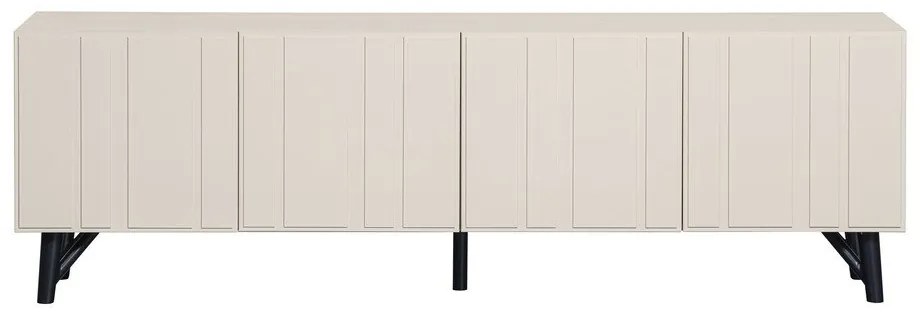 Krémszínű borovi fenyő TV-állvány 181x56 cm Miller – WOOOD
