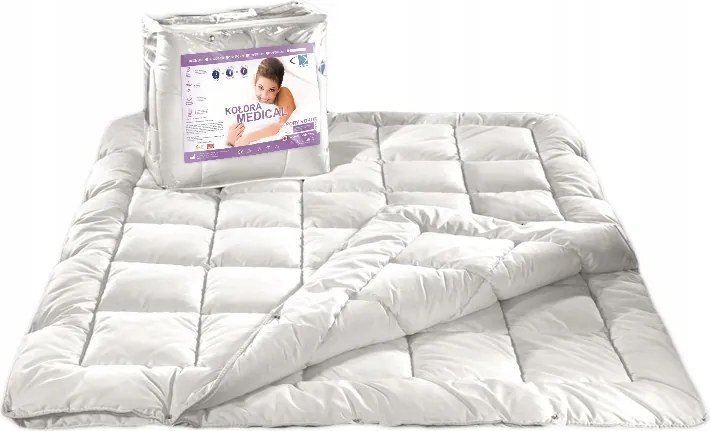 180x200 Fehér Antiallergén Egész Éves Paplan