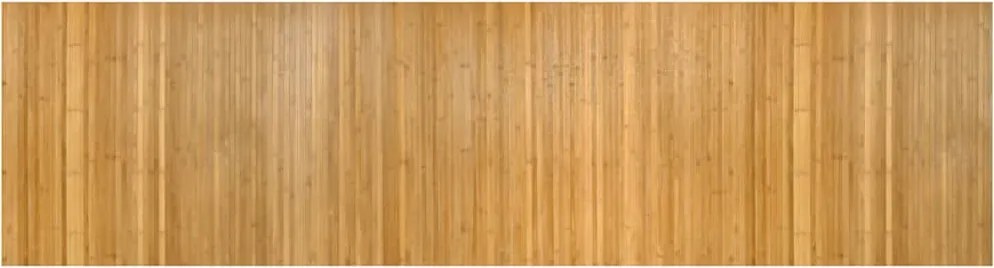 vidaXL négyszögletű természetes bambusz szőnyeg 80 x 300 cm