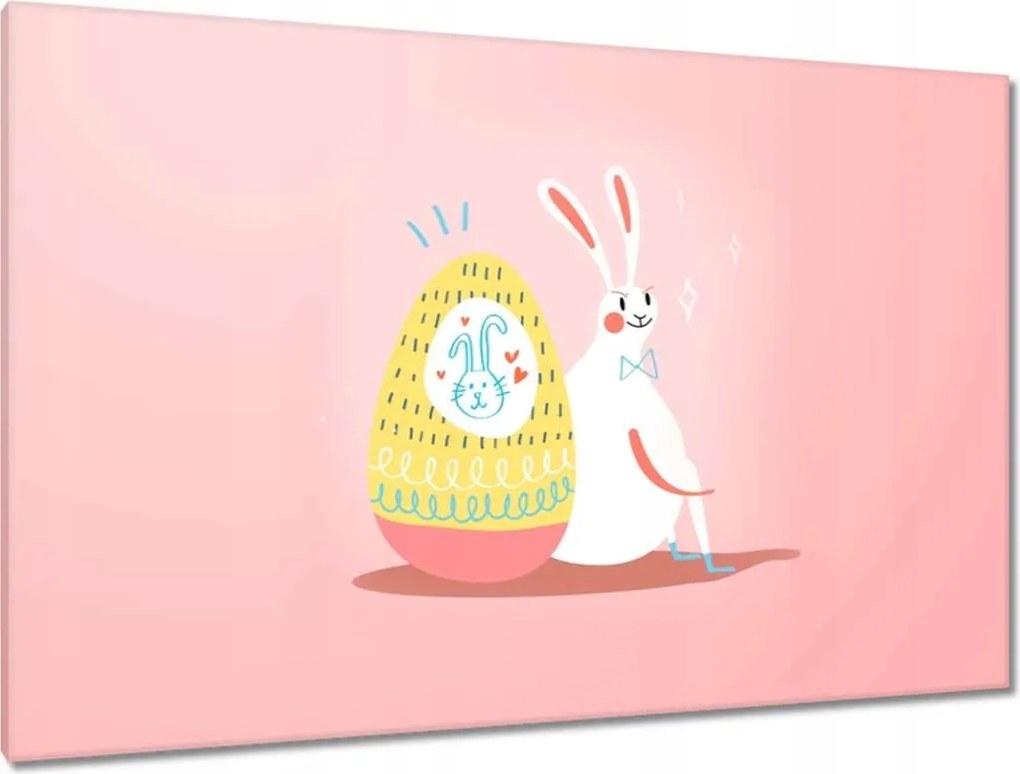 Vászonkép 120x80 Nyúl Húsvét