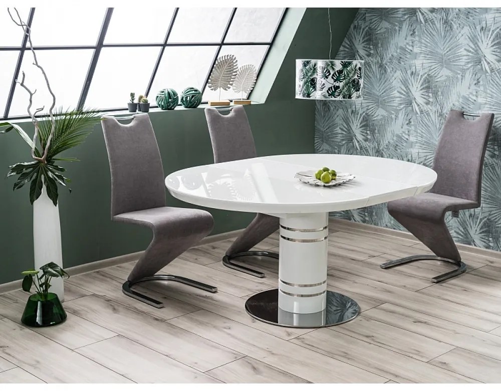 Stratos bővíthető étkezőasztal fehér 120-160cm