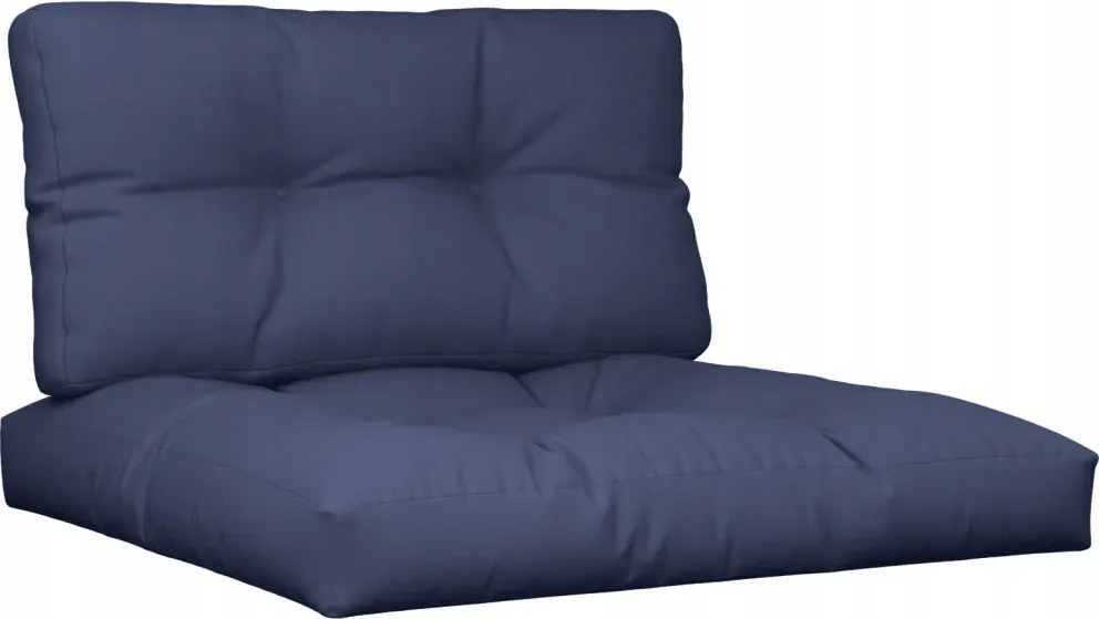 Raklappárna szett 2 db-os, sötétkék, 70x40x12 cm, szövet