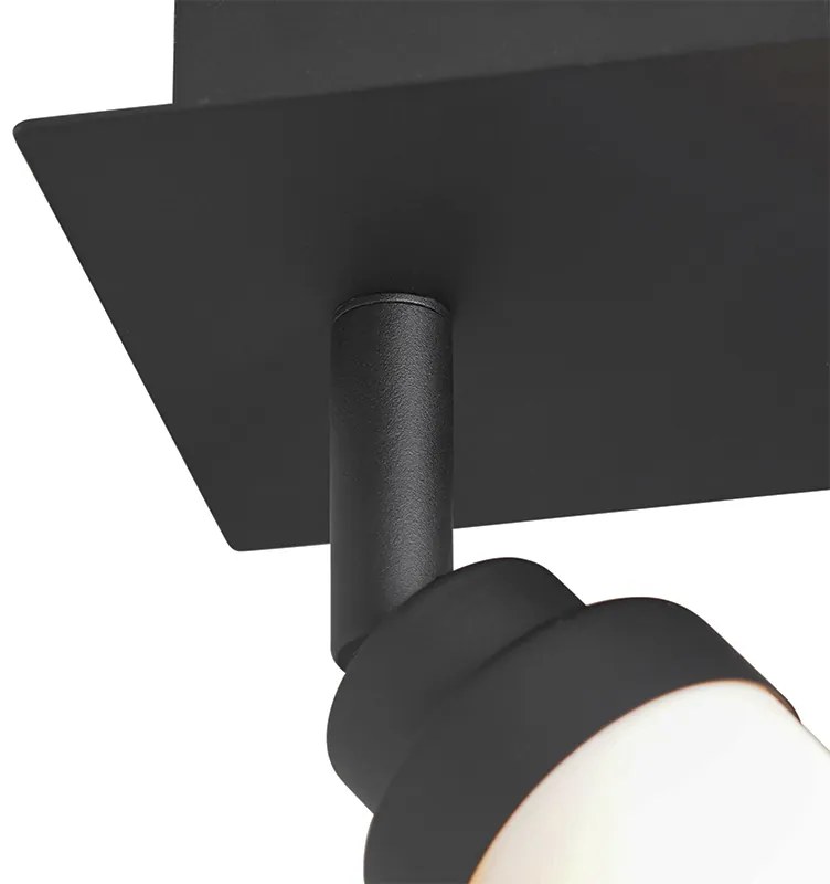 Modern fürdőszoba spotlámpa fekete IP44 - Japie