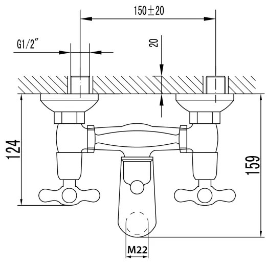 Aqualine - Fürdőkészlet VICTORIA fényezett króm