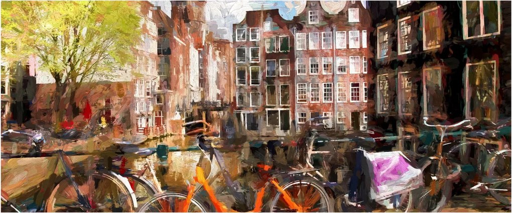 Kép - Amsterdam (120x50 cm)