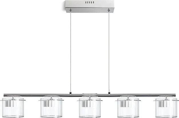 RENDL R11678 ESTRA Modern Led Függesztett Lámpa Átlátszó Üveg IP20