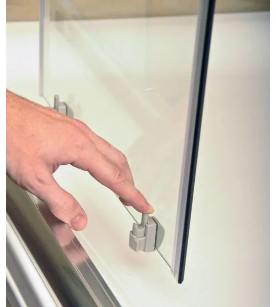 Ravak 3B270100ZG - BLIX negyedköríves, négyrészes zuhanykabin 90x90 cm, fehér