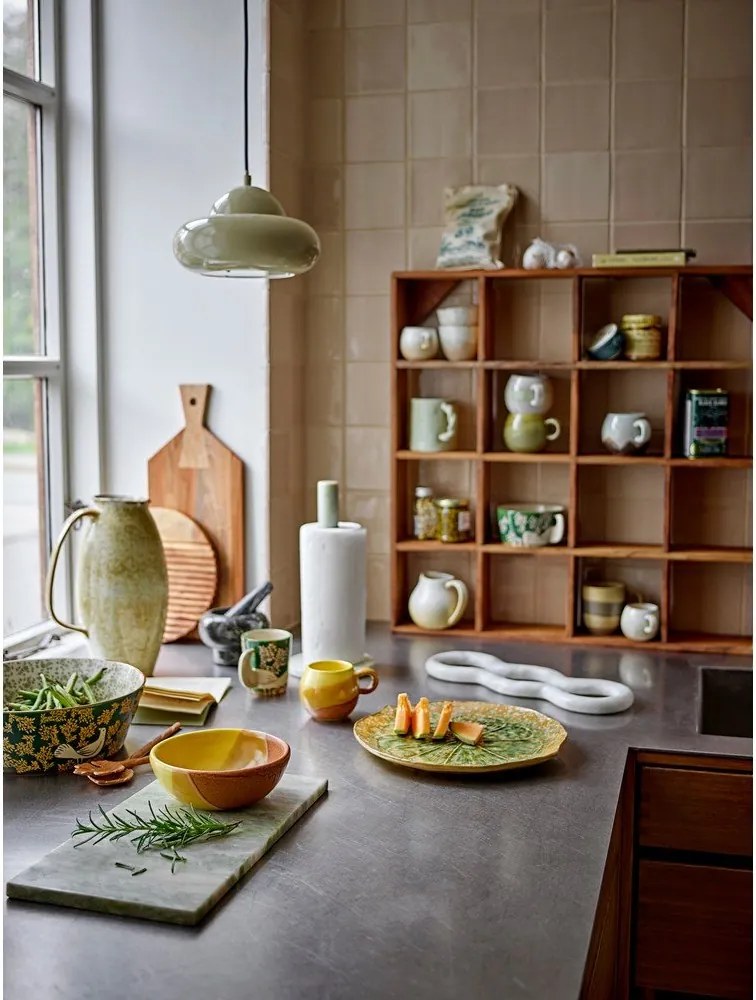 Zöld kerámia tál ø 28 cm Hezha – Bloomingville