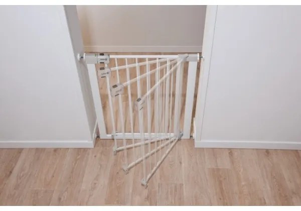 Safety 1st - AUTO CLOSE biztonsági ajtórács, fehér